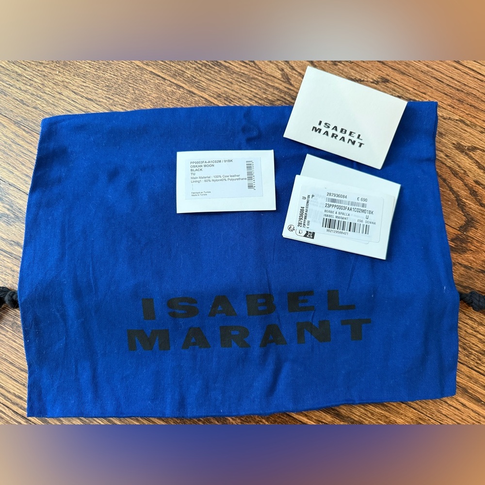 Isabel Marant Oksan Moon leather shoulder bag - Picture 8 of 11